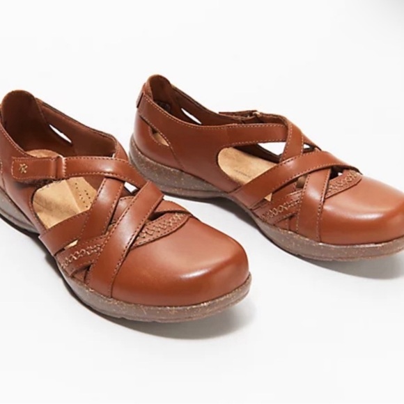 Clarks Mary Janes Leather Slip-Ons Women’s Size 6.5 NIB - Picture 2 of 11